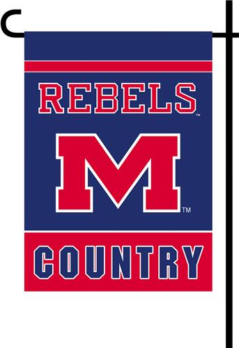 College Mississippi 2-Sided Country Garden Flag