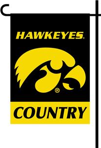 College Iowa Hawkeyes 2-Sided Country Garden Flag