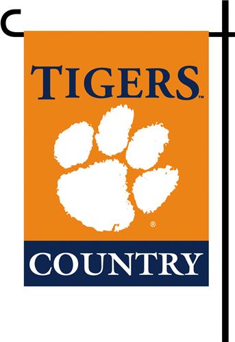 College Clemson Tigers 2-Sided Country Garden Flag