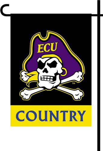 College East Carolina 2-Sided Country Garden Flag