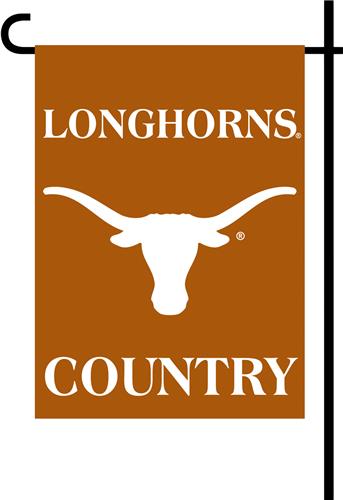 College Texas Longhorn 2-Sided Country Garden Flag