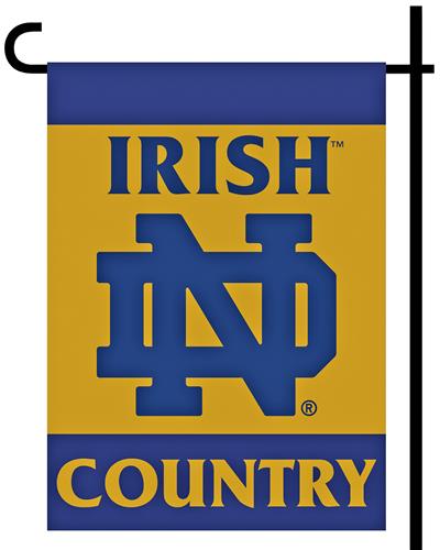 College Notre Dame 2-Sided Country Garden Flag