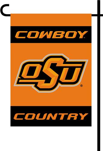 College Oklahoma State 2-Sided Country Garden Flag