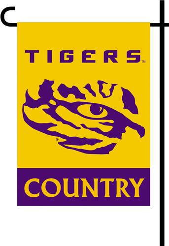 College LSU Tigers 2-Sided Country Garden Flag