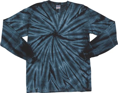 Dyenomite Cyclone Tie Dye Long Sleeve Shirts. Printing is available for this item.