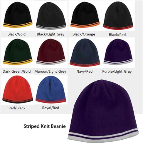 Outdoor Hat Cotton Beanie With Stripes 10 Colors