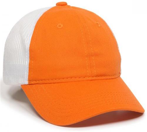 OC Sports Garment Washed Mesh Baseball Cap FWT-130. Embroidery is available on this item.
