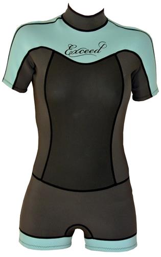 To Exceed Enticing Women's 3/2mm Shorty Wetsuit - E2509