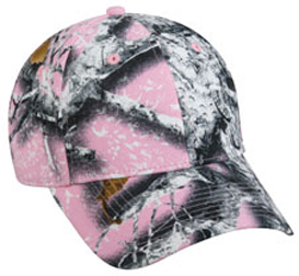 Pink Adj. Washed Peached Cotton Twill Womens Cap