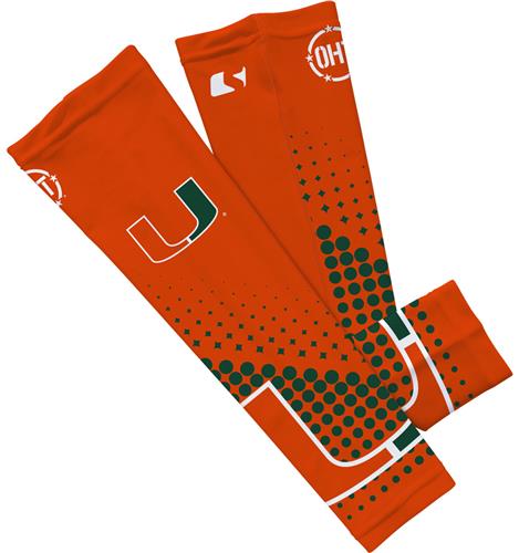 Sleefs University of Miami Compression Arm Sleeves