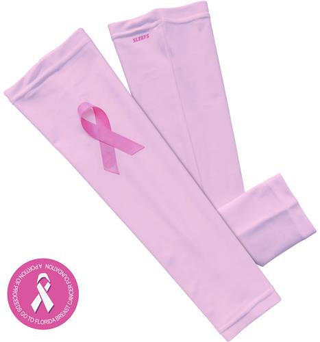 Sleefs Pink Cancer Awareness Compression Sleeves