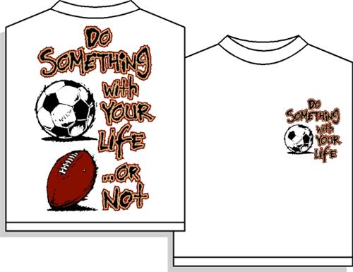 CLOSEOUT-Do Something soccer tshirt YS & YM