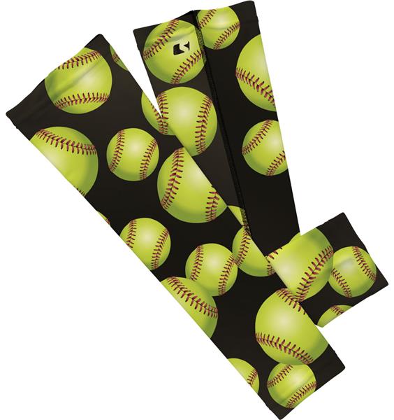 Sleefs Softballs Compression Arm Sleeves Baseball Equipment & Gear