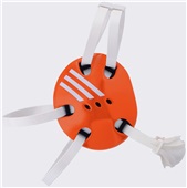 Adidas Wrestling Adult Response Ear Guard White Straps AE100