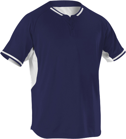 Adult (AS-Navy/WH) 2-Button Baseball Jerseys