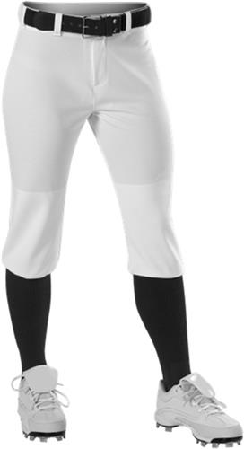 Alleson Womens Low Rise Knicker Fastpitch Pants. Braiding is available on this item.