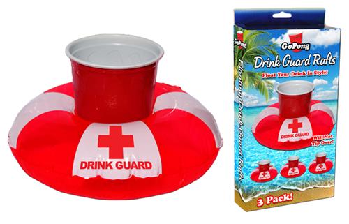 GoFloats Drink Guard Floating Drink Holder 3Pk