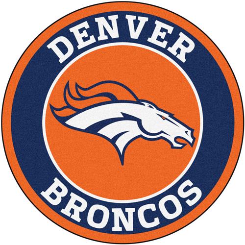 Fan Mats NFL Denver Broncos Roundel Mat