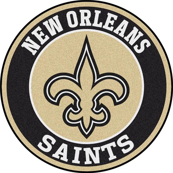 Fan Mats NFL New Orleans Saints Roundel Mat | Epic Sports