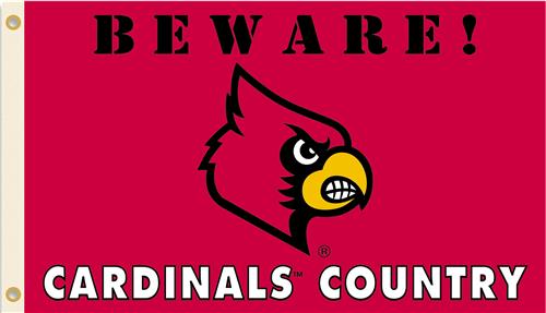 College Louisville Beware Cardinals Country Flag