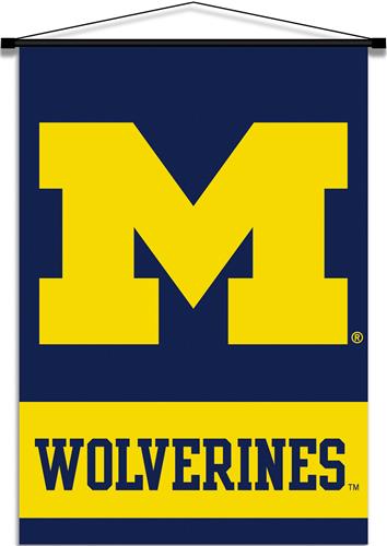 College Michigan Wolverines Indoor Banner Scroll