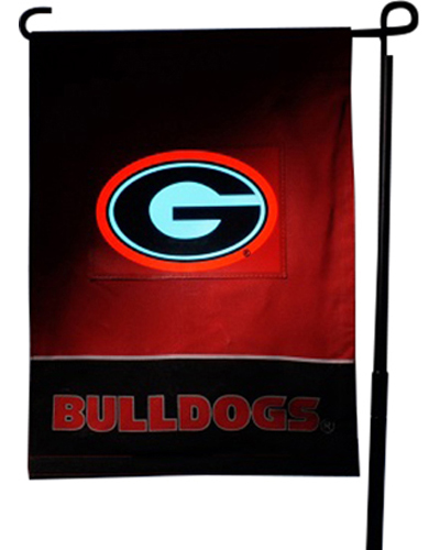 College Georgia Bulldogs Light Show Garden Flag