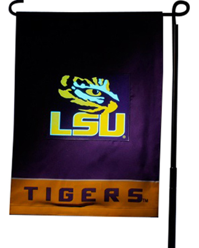 College LSU Tigers Light Show Garden Flag