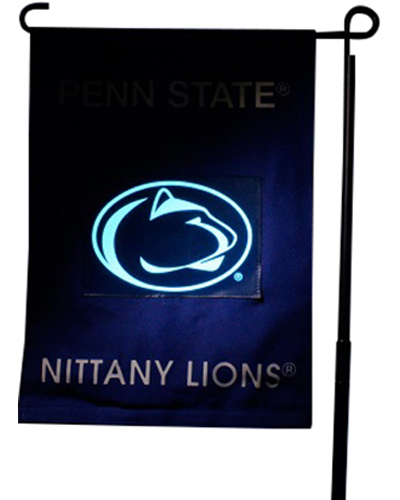 College Penn State Light Show Garden Flag