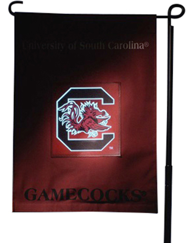 College South Carolina Light Show Garden Flag