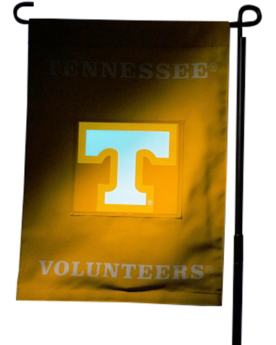 College Tennessee Volunteer Light Show Garden Flag