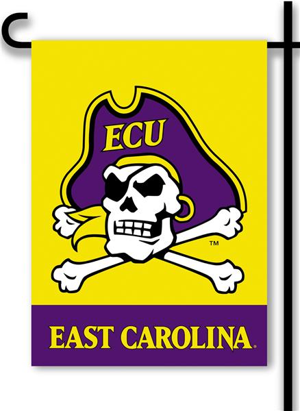  ECU Pirates Double Sided House Flag : Sports & Outdoors