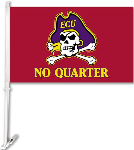College East Carolina No Quarter 2-Sided Car Flag