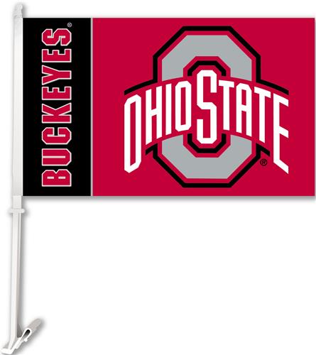 College Ohio State Buckeyes 2-Sided Car Flag