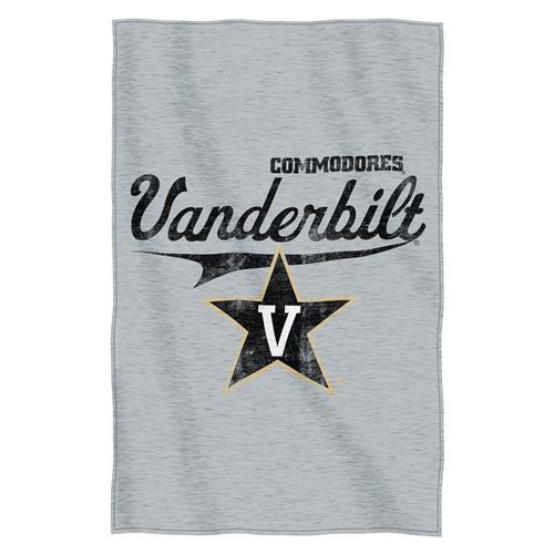 Northwest NCAA Vanderbilt 54"x84" Sweatshirt Throw