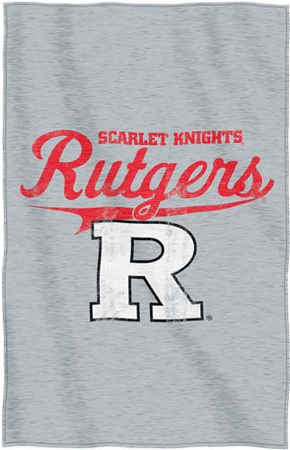 Northwest NCAA Rutgers 54"x84" Sweatshirt Throw