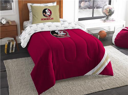 Northwest NCAA Florida State Twin Bed in a Bag Set