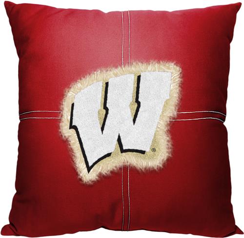 Northwest NCAA Wisconsin Letterman Pillow