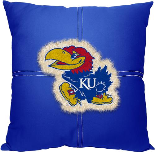 Northwest NCAA Kansas Letterman Pillow