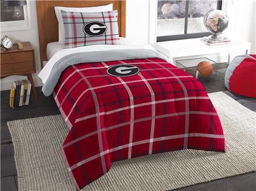 Northwest NCAA Georgia Twin Comforter and Sham
