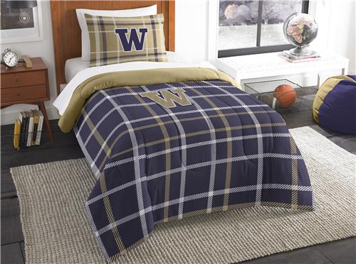 Northwest NCAA Washington Twin Comforter and Sham