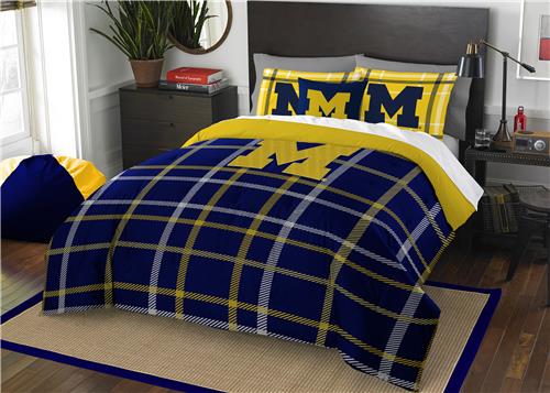 Northwest NCAA Michigan Full Comforter and 2 Shams