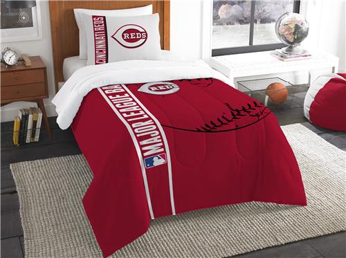 Northwest MLB Cincinnati Reds Twin Comforter/Sham