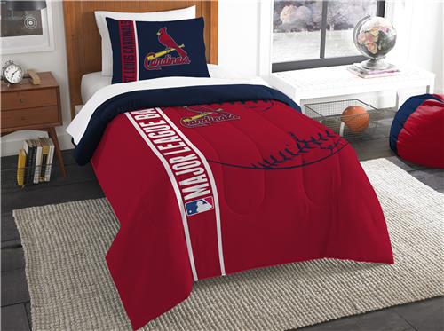 Northwest MLB SL Cardinals Twin Comforter & Sham