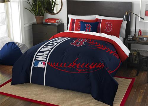 Northwest MLB Red Sox Full Comforter & 2 Shams