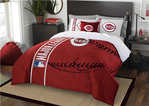 Northwest MLB Reds Full Comforter & 2 Shams