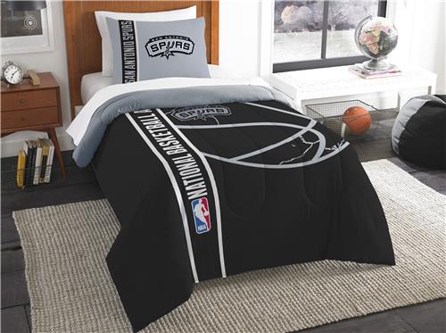 Northwest NBA Spurs Twin Comforter & Sham