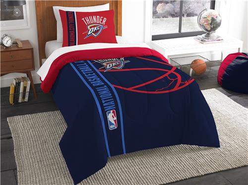 Northwest NBA OKC Thunder Twin Comforter & Sham