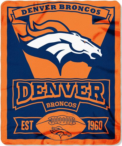 Northwest NFL Broncos 50x60 Marque Fleece