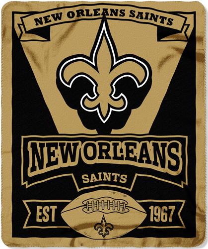 Northwest NFL Saints 50x60 Marque Fleece