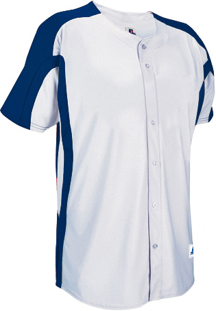 Adult Small AS Faux Front Baseball Jersey CO
